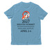 2027 Shiatsu Summit, a Arctic Blue Allmade Organic Cotton Unisex Tee
