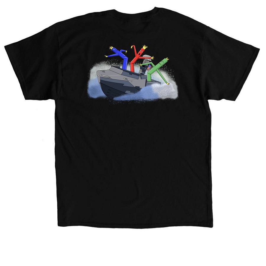 ?FUN? Ride, a Black Classic Unisex Tee (back-view)