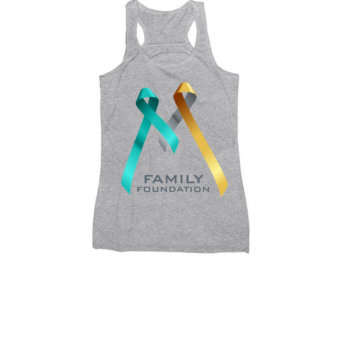 M Family Foundation, a Athletic Heather Women's Racerback