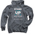 The Turning Point Rape Crisis Center, a Dark Heather Pullover Hoodie