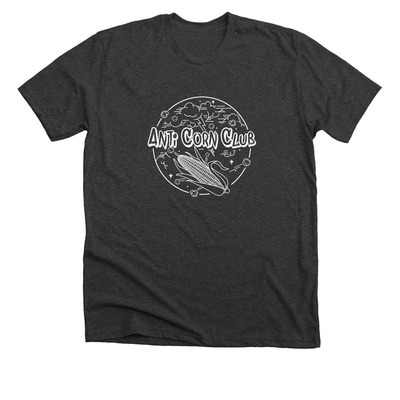 Anti Corn Club, a Dark Grey Heather Premium Unisex Tee