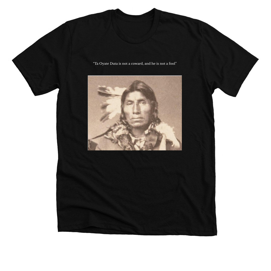 Ta oyate duta, a Solid Black Blend Premium Unisex Tee