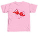 Basebra Tee, a Blossom Comfort Colors Unisex Tee (back-view)