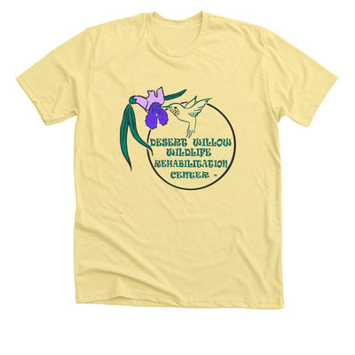 Desert Willow Wildlife Rehabilitation Center, a Heather Yellow Gold Premium Unisex Tee