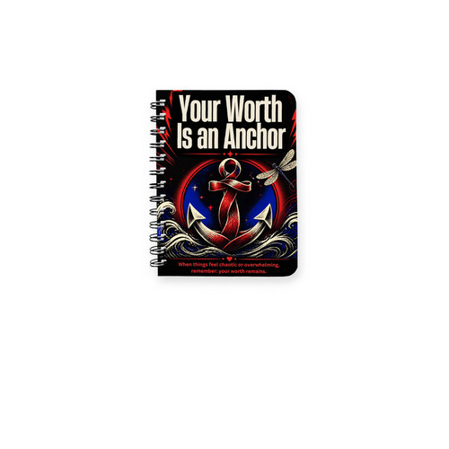 Journaling Anchor, a White Spiral Notebook