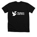 YPL&nbsp; Apparel (White Logo), a Solid Black Blend Premium Unisex Tee
