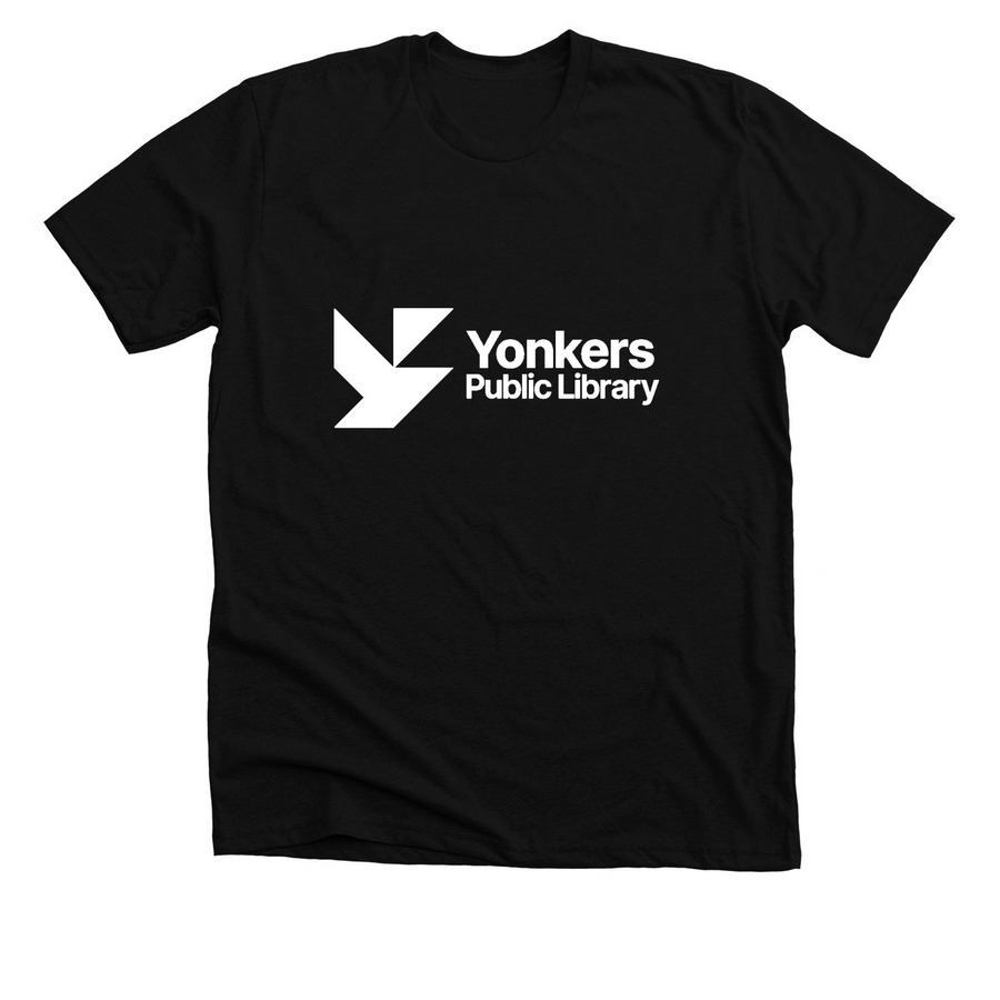 YPL&nbsp; Apparel (White Logo), a Solid Black Blend Premium Unisex Tee