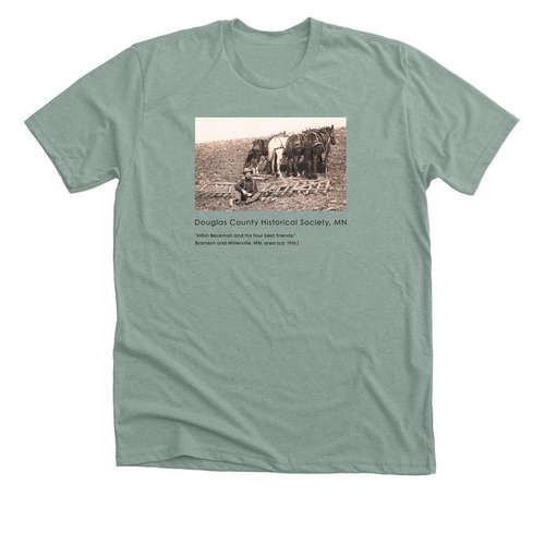 His Four Best Friends, a Heather Sage Premium Unisex Tee