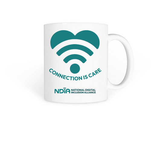 Connection is Care, a White Coffee Mug