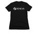 Women's Slim Fit Geneva/BAGH Dark Tee, a Black Women's Slim Fit Tee