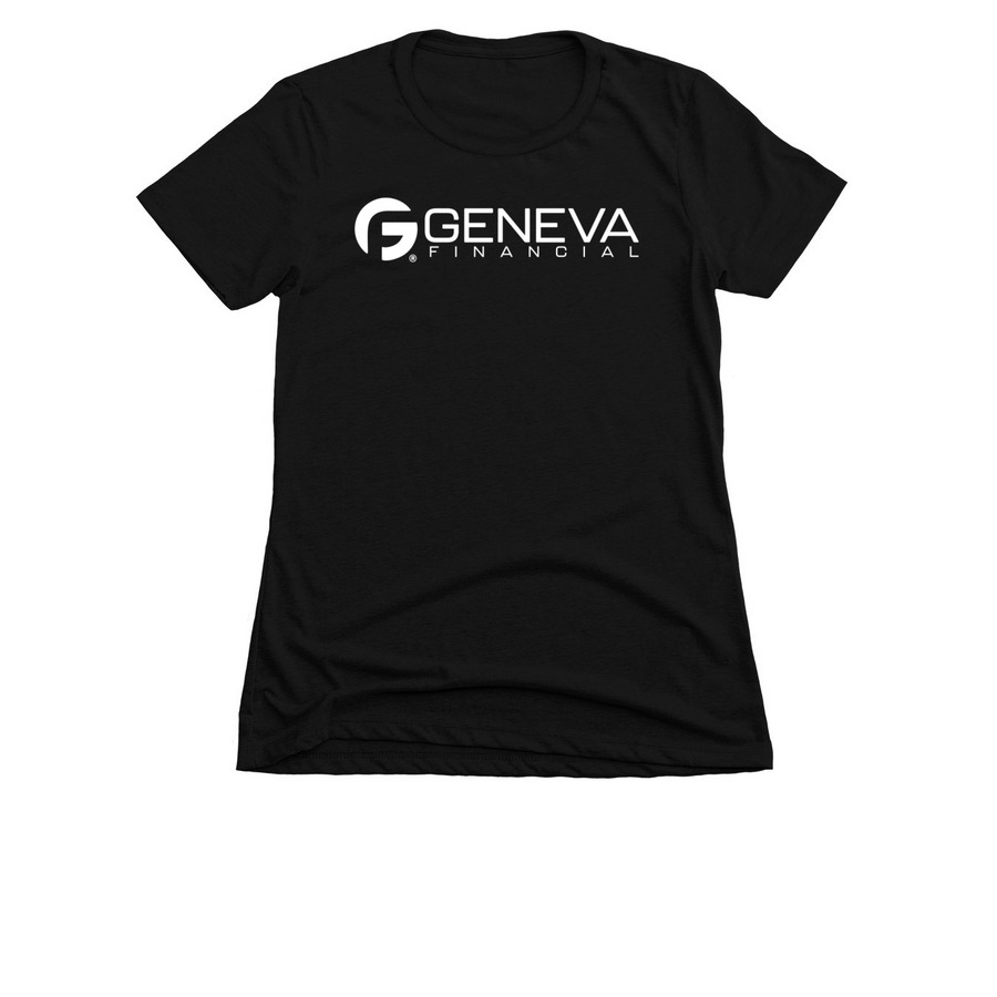 Women's Slim Fit Geneva/BAGH Dark Tee, a Black Women's Slim Fit Tee