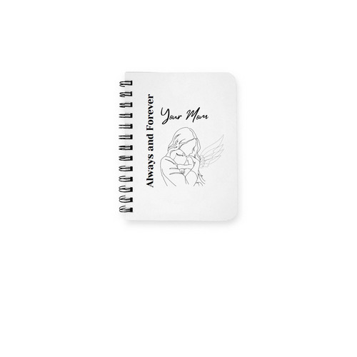 Always & Forever Notebook, a White Spiral Notebook
