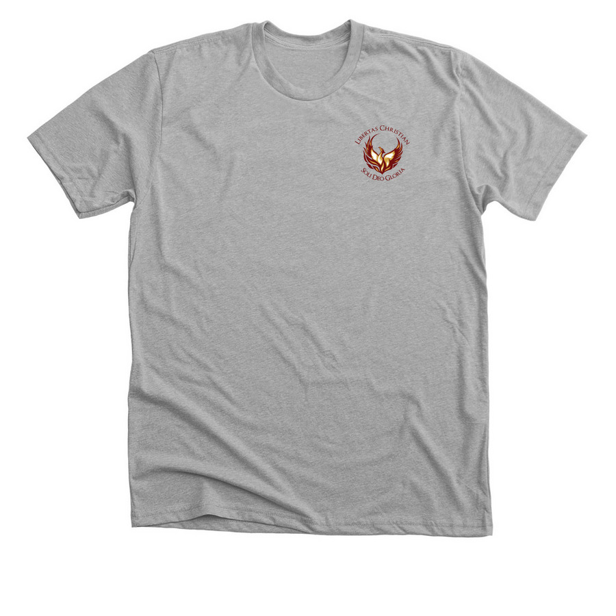 Libertas Logo T-shirts, a Athletic Heather Premium Unisex Tee