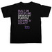 Discipline, Purpose, Legacy, a Black Comfort Colors Unisex Tee (back-view)