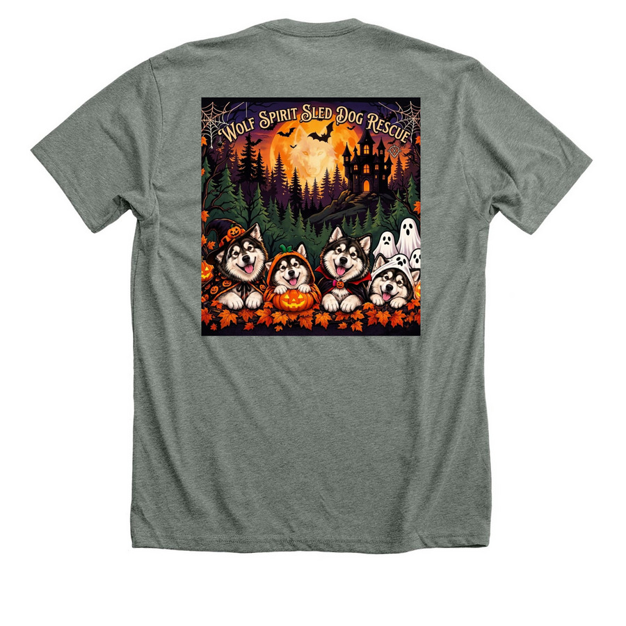 WSSDR HALLOWEEN #2, a Deep Heather Premium Unisex Tee (back-view)