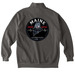 Maine Trauma Day 2026, a Pepper Comfort Colors Quarter Zip Pullover (back-view)