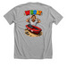 "W Boat", a Athletic Heather Premium Unisex Tee (back-view)