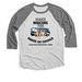 Fundraiser To Continue Our Rescue Mission&nbsp;, a Premium Heather and Heather White 3/4 Sleeve Baseball Tee
