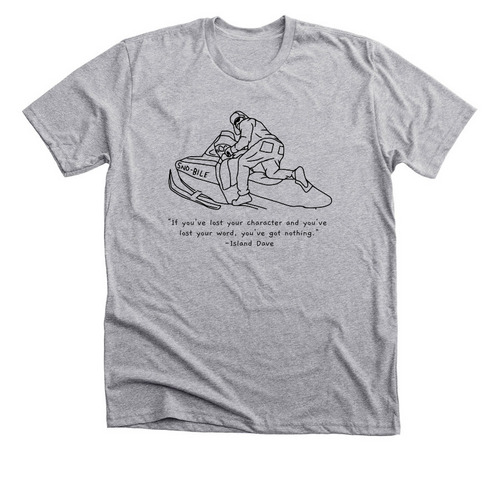 Character and Word, a Athletic Heather Premium Unisex Tee