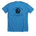 Troop 3 Wear, a Neon Blue Premium Unisex Tee (back-view)
