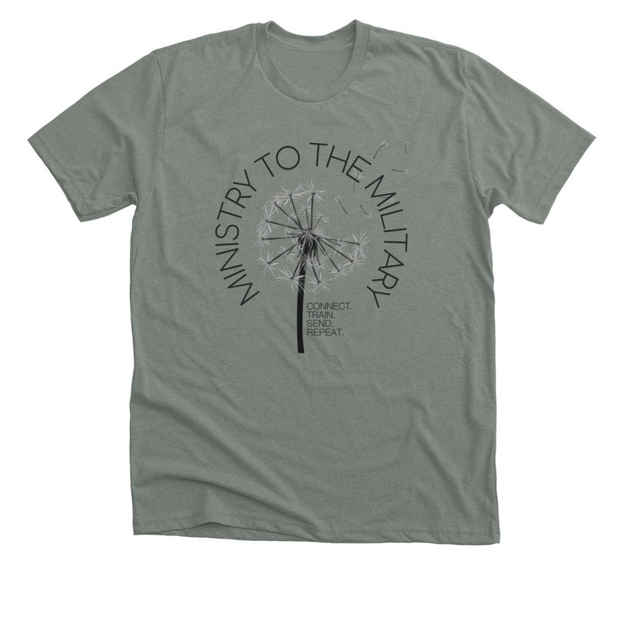 We Get to Send, a Deep Heather Premium Unisex Tee