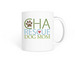 CHA Rescue Dog Mom Mug, a White Coffee Mug
