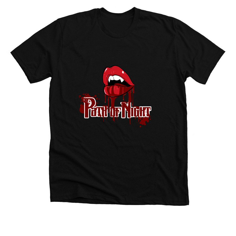Path of Night&nbsp;, a Solid Black Blend Premium Unisex Tee