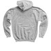 Page Primary Classic Collection - Navy Logo, a Sport Grey Youth Pullover Hoodie (back-view)