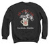 Coffee Crew, a Black Crewneck Sweatshirt (back-view)