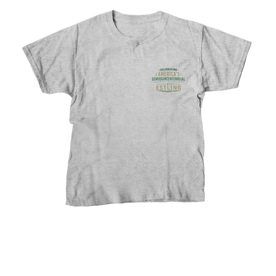 Semiquincentennial Tee (Youth Unisex), a Sport Grey Youth Unisex Tee