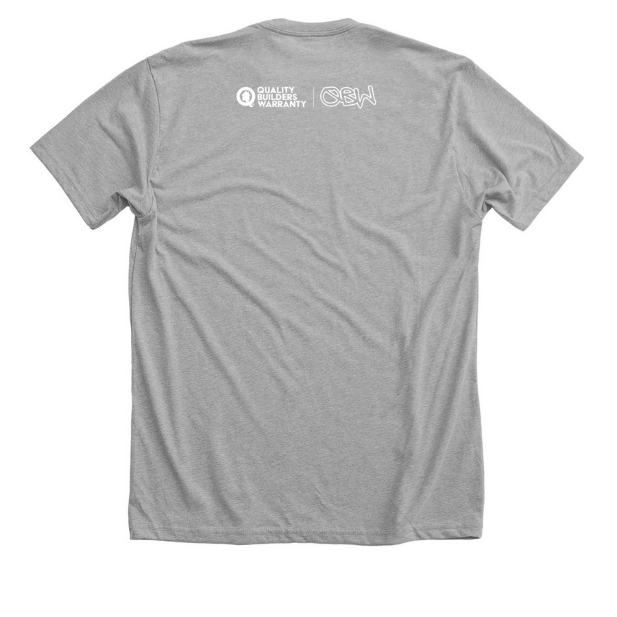Integrity Matters 2026, a Athletic Heather Premium Unisex Tee (back-view)