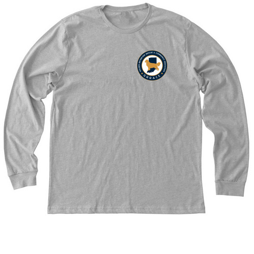 Rescue. Foster. Volunteer. Adopt., a Athletic Heather Premium Long Sleeve Tee