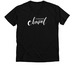 Camano Chapel V Neck, a Solid Black Blend Premium V-Neck Tee