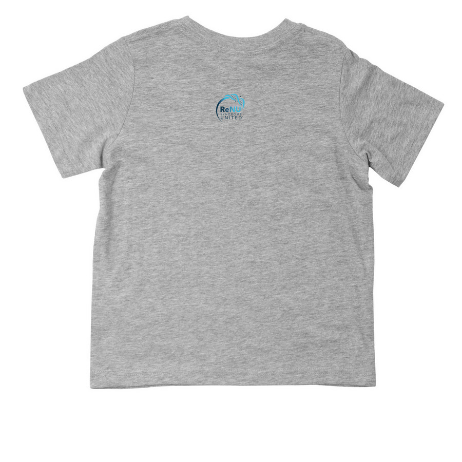 ReNU Crew - Toddler, a Heather Toddler Tee (back-view)