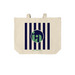Navy Stripe Tote, a Natural Cotton Canvas Tote Bag