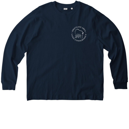 On the Trail, a French Navy Stanley/Stella Unisex Freestyler Heavyweight Long Sleeve Tee
