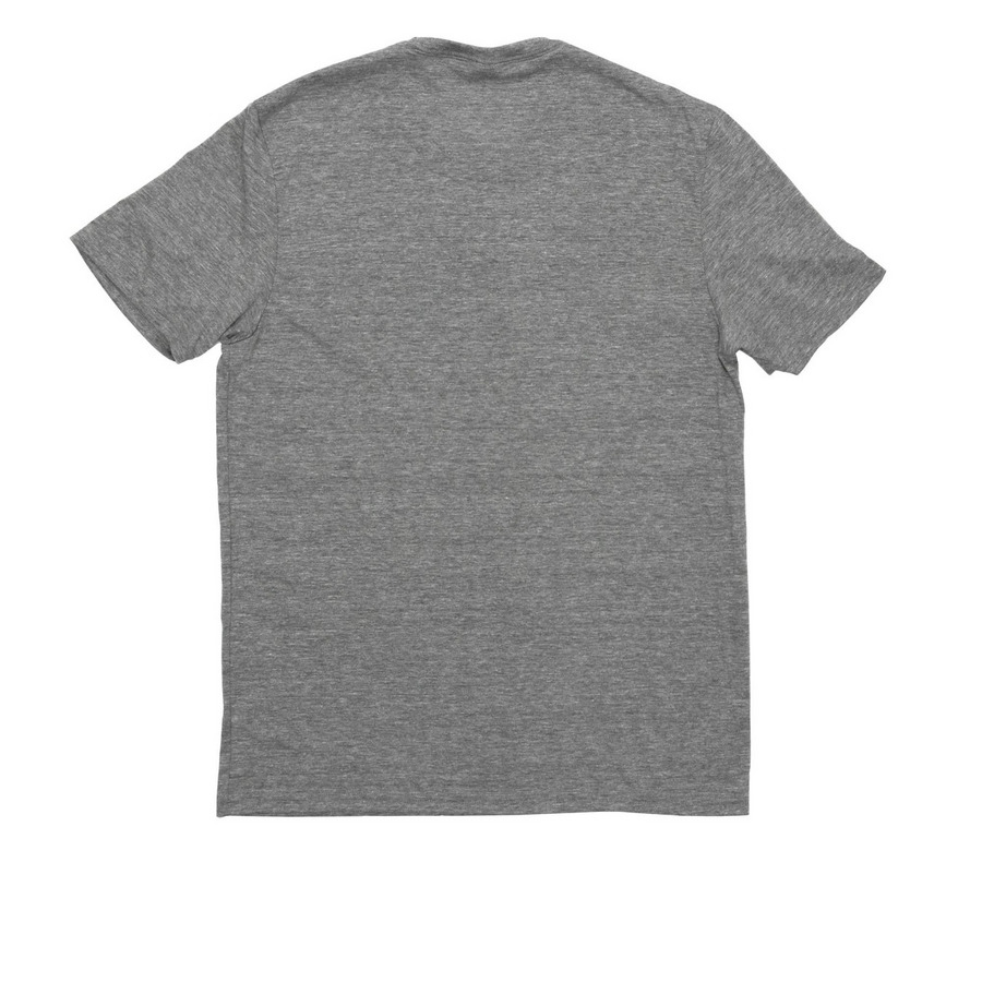 Friends of TAS 2, a Aluminum Grey Allmade Eco Triblend Unisex Tee (back-view)