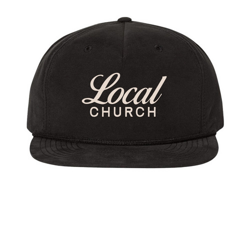Vintage Local Church Snapback, a Black Printed Umpqua Snapback Cap