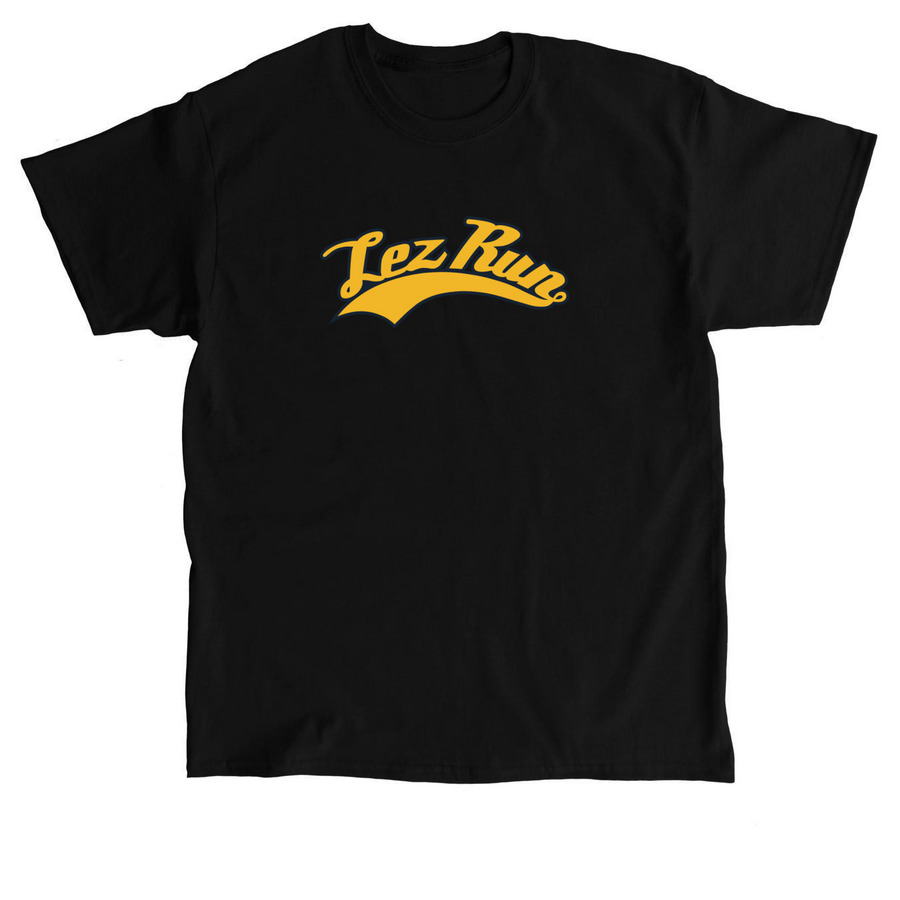 Lez Run Tee, a Black Classic Unisex Tee