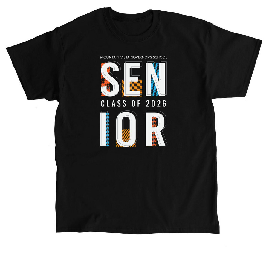 MVGS Class of 2026 Color Block, a Black Classic Unisex Tee