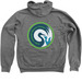 ALNC Crane Design - Zip Up, a Deep Heather Zip Up Hoodie (back-view)