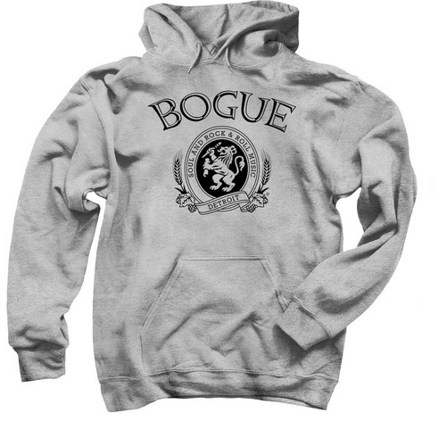 Bogue - Soul and Rock & Roll, a Sport Grey Pullover Hoodie