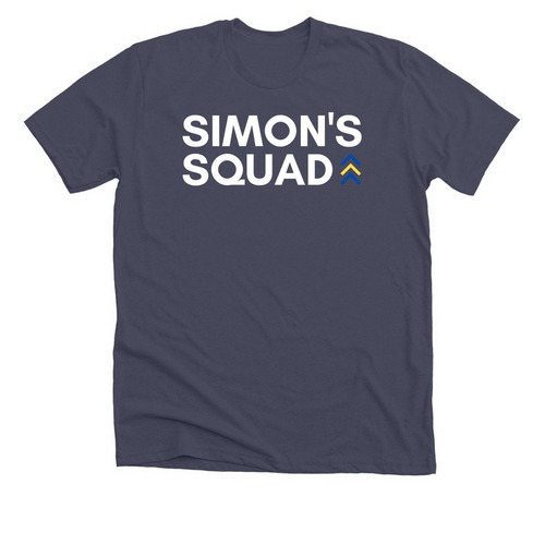Simon's Squad (2026), a Heather Midnight Navy Premium Unisex Tee