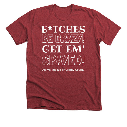 ARCC Spay & Neuter Voucher Campaign, a Heather Canvas Red Premium Unisex Tee
