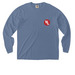 Virginia Living's Pocket Tee?Duke, a Blue Jean Comfort Colors Long Sleeve Pocket Tee