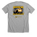 You are not alone, a Athletic Heather Premium Unisex Tee (back-view)