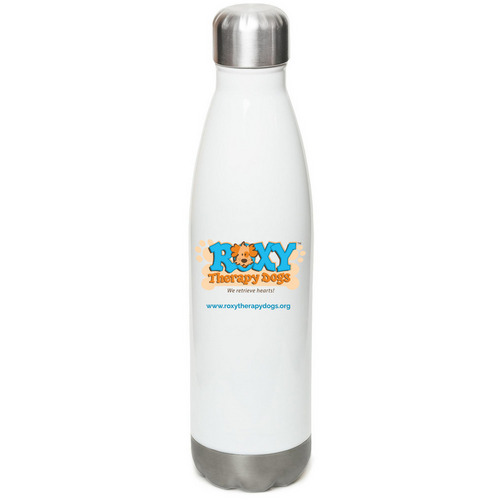 Roxy? Water Bottle, a White Stainless Steel Water Bottle
