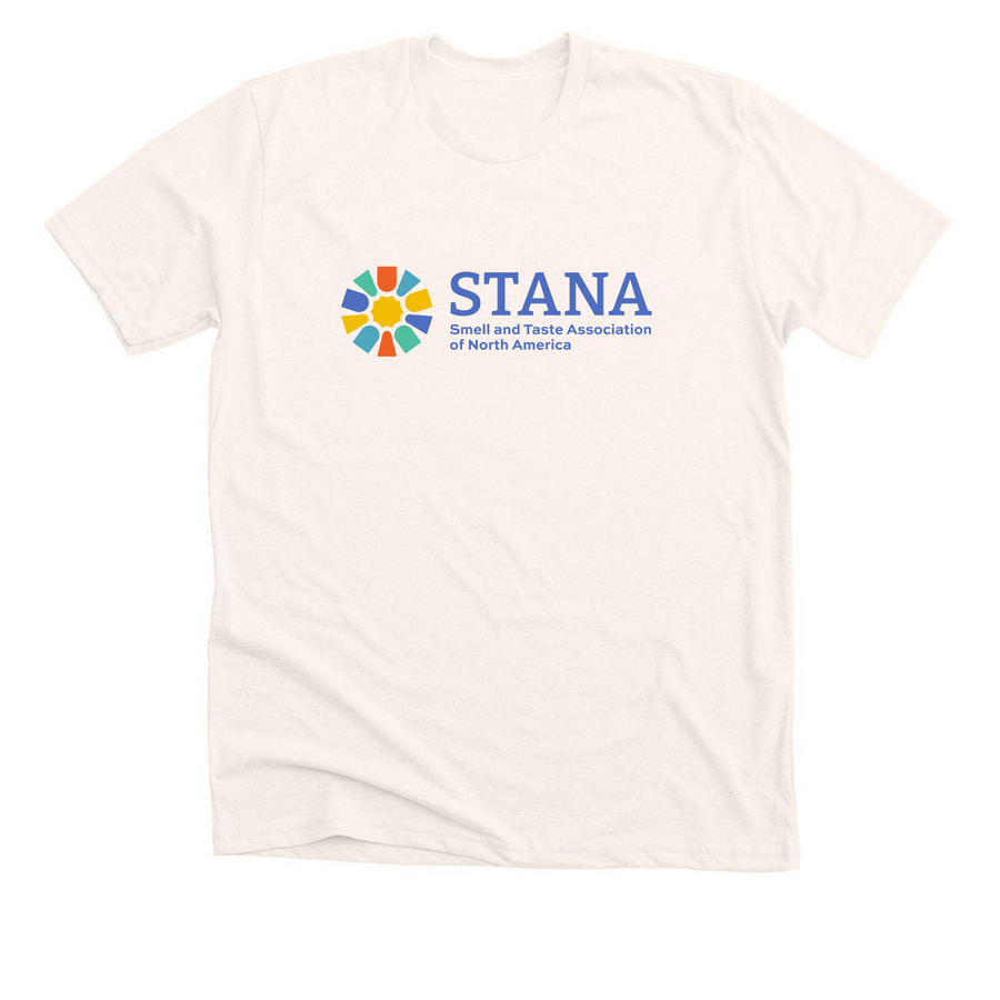 Smell and Taste Association of North America, a Heather Natural Premium Unisex Tee