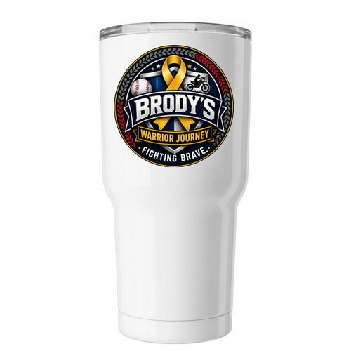 Tumbler, a White Insulated Tumbler