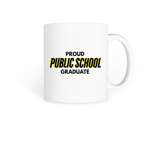 Public School Pride, a White Coffee Mug